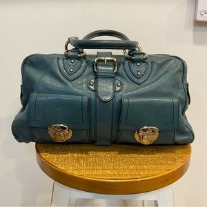 Marc Jacobs Venetia Teal Duffel Bag